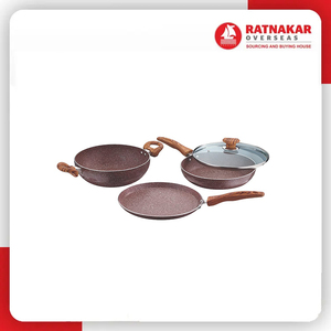 ชุดเครื่องครัว3ชิ้นแบบไม่ติดกระทะดีไซน์เนอร์ผิวแข็งเคลือบอโนไดซ์3ชิ้นชุดเครื่องครัวไม่ติดกระทะสำหรับขายในราคาที่ดีที่สุด - Product Image 4