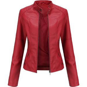Women Winter Oversized Leather Jacket with <b>Padded</b> <b>Shoulders</b> Breathable Custom Logo & Color 2026 Trendy Cow Skin - Product Image 1