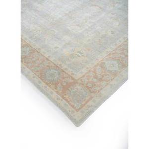 พรมขนสัตว์ถักมือลายเหรียญสีเทาและสีดำ แบบทอเรียบสไตล์คิลิม สำหรับห้องนั่งเล่นหรือทางเดินในบ้าน-Pae-1758 - Product Image 2