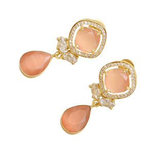 Clous en laiton avec pierres précieuses en gros, zircon, fabrication artisanale, texture en laiton semi-précieux mat, design bohème chic, qualité supérieure, prêt pour le B2B - Product Image 4