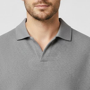 Chemise à col Johnny coupe décontractée pour homme, idéale pour l'été, le bureau, les tenues décontractées et le style urbain - Product Image 6
