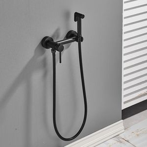 Conjunto de Chuveiro Higiênico de Parede Preto Fosco para Banheiro com Monocomando e Ducha Manual - Atacado - Product Image 5