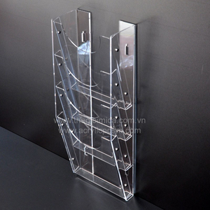 ชั้นวางของอะคริลิคใสแบบพับได้ชั้นวางแสดงสำหรับใบปลิวนิตยสาร - Product Image 2