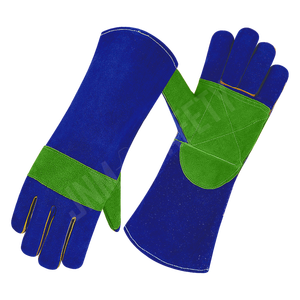 Gants en cuir fendu de vachette de sécurité industrielle Équipement de protection individuelle Gants de soudage résistants aux étincelles - Product Image 4