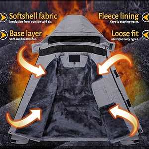 Chaqueta de esquí profesional ligera, aislante e impermeable para aventuras invernales, montañismo y entrenamiento en clima frío. - Product Image 3