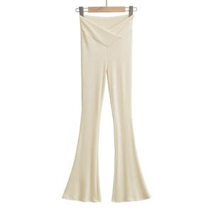 กางเกงเลกกิ้งเอวสูงเอวสูงสำหรับผู้หญิงใหม่กางเกงเลกกิ้งเข้ารูปเน้นสะโพกทรงสลิมกางเกงลำลองทรงบาน - Product Image 6