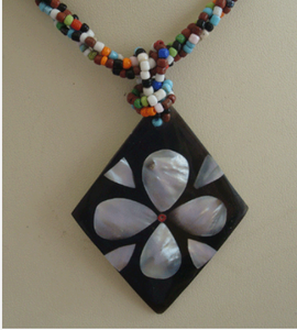 เครื่องประดับเปลือกหอย สร้อยคอโมเสคเปลือกหอยมุกสีขาว ลวดลายลูกปัด เหมาะสำหรับเป็นของขวัญ - Product Image 4