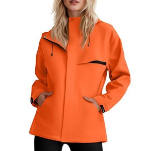 Customize Hooded Softshell Jacket Wholesale Quick Dry Stylish <b>Women</b> Jacket Casual Zipper Winter Jacket Manufacturer - Product Image 5