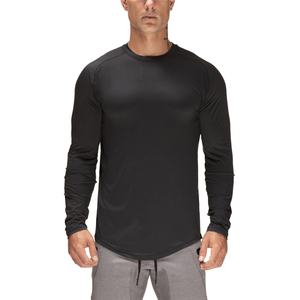 New Brand Autumn Sportswear T-Shirt for <b>Men</b> O-Neck Slim Fit Fitness Tops Quick Dry Hip Hop Style <b>Long</b> <b>Sleeves</b> Mesh 220g Jersey - Product Image 1