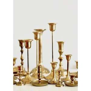 Portavelas de latón hecho a mano con aspecto antiguo con un diseño único de calidad superior para la decoración del hogar, bodas y regalos - Product Image 4