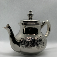 Ensemble de cafetière et théière classique dorée modèle Rama marocain, fait main, couleur personnalisée OEM, MA MOQ 10 pour décorations d'intérieur