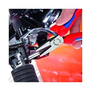 คีมปากแบนของ Knipex สีดำ หัวเคลือบอะทราเมนต์ ด้ามจับแบบหลายส่วนขัดเงา - Product Image 2