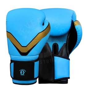 Guantes de boxeo OEM Color personalizado, tamaño y logotipo para pedidos a granel Guantes de boxeo ganadores de cuero profesional - Product Image 1