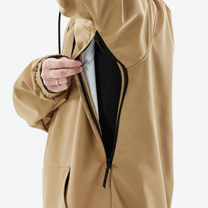 Chaqueta de esquí para hombre con bloques de color, transpirable, para snowboard, tipo anorak, con capucha, cortavientos, térmica, para deportes al aire libre. - Product Image 4