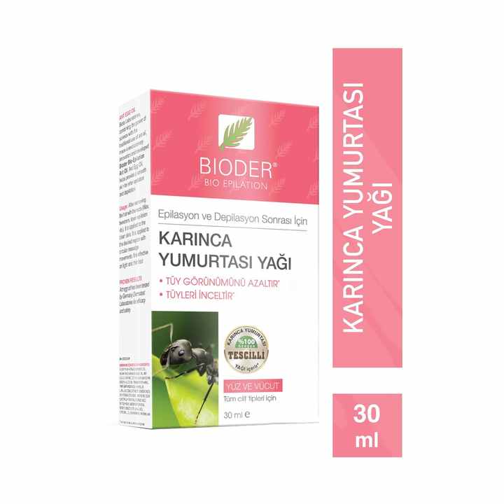Bioder Hair Reducing Triple Effect Ant Egg Oil 30 ml