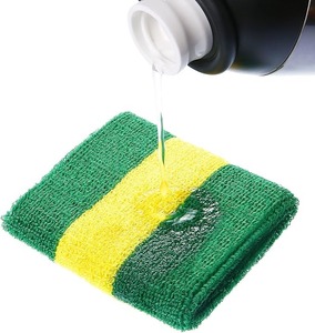 สายรัดข้อมือสำหรับเล่นกีฬาผ้าเทอร์รี่ซับเหงื่อสำหรับผู้หญิงสายรัดข้อมือผ้าคอตตอนปรับแต่งโลโก้ได้ - Product Image 6