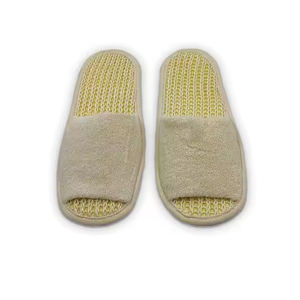Pantoufles Fourniture directe d'usine 100% coton naturel Sisal Pantoufles de massage des pieds Pantoufles confortables personnalisées - Product Image 2