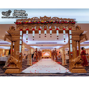 Grand Manavarai Mandap Porte de bienvenue de style moderne pour salles de mariage Porte d'entrée élégante Manavarai - Product Image 1
