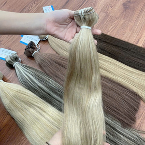 Extensions de cheveux humains vietnamiens Remy 100% luxe, double trame, teints en diverses couleurs, 100g, modèle Thanh An Q48 - Product Image 2