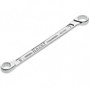 Llave de doble boca ergonómica Hazet de 12 puntos exteriores con cabezales desviados y perfil de tracción para un agarre cómodo - Product Image 3