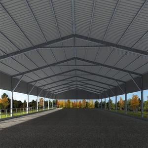 Estructura de estructura de acero ligero prefabricada Techo de armadura Cancha de baloncesto Edificio de <span class=keywords><strong>gimnasio</strong></span> prefabricado <span class=keywords><strong>Arena</strong></span> de equitación prefabricada - Product Image 6