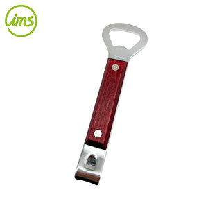 Abrelatas y Abridor de Botellas Manual 2 en 1 con Mango de Madera de Haya - Portátil y Fácil de Usar - Product Image 4