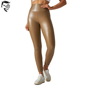 Long noir anti-rides, pantalon homme, pantalon personnalisé teint uni pantalon à la mode grande taille pantalon en cuir serré taille haute - Product Image 4