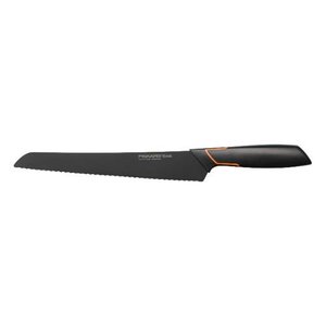 Traditional Wood-Handle Black Edge 23cm Stainless Steel Kitchen <b>Knife</b> <b>Set</b> <b>Sharp</b> Polished Blade for Food Preparation - Product Image 1