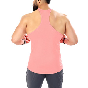 2025 vente chaude qualité supérieure plaine hommes coton gilet de gymnastique musculation côtelé débardeur Stretch Fitness débardeur Yoga Singlet - Product Image 3