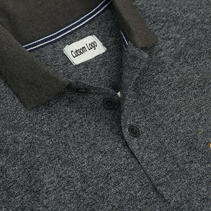 Polo bordado con logotipo personalizado para hombre, camisas de punto florales para hombre, Camiseta deportiva de alta calidad, informal, Polo de Golf - Product Image 4