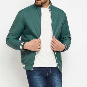Haute Qualité Dernière Conception Col Montant Full Zip À Capuche Bomber Veste pour Hommes Mode Streetwear Coupe-Vent Manteau pour L'hiver - Product Image 5