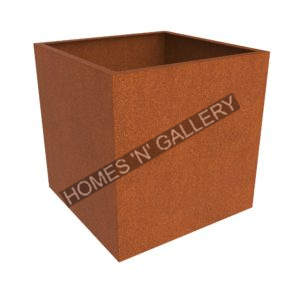 Jardinières d'arbre d'extérieur modernes en acier corten rouille Pots de jardinière en métal pot renversé géant personnalisé - Product Image 4