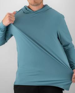 Nuevo Oem Plain Custom Sudaderas con capucha Costura Sublimación Impreso Mens Ligero Pullover Golf Hoodie - Product Image 3