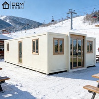 Maison conteneur extensible standard australien de 20 pieds, mini-maison préfabriquée modulaire, maisonnette moderne pliable en structure acier