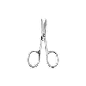 NAIL <b>SCISSORS</b> Made of CSO carbon steel with nickel coating and polished finish. Blades tempered and <b>sharpened</b> by hand. - Product Image 1