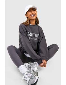 Conjuntos de Ropa Deportiva para Mujer con Estampado de Marca, Sudadera con Capucha y Pantalones Deportivos, Conjunto de 2 Piezas, Ropa Deportiva Urbana para Otoño - Product Image 3