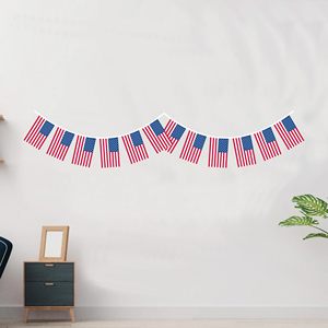 USA Flag Party <b>Banner</b> 33 Ft Rashel Fabric Premium Quality for Festive Decorations - Product Image 5