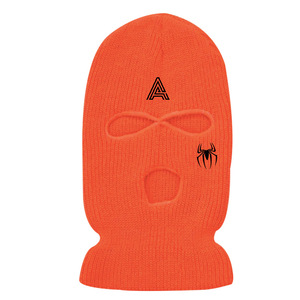 หมวกไหมพรมเต็มหน้า3รูสำหรับใส่เล่นสกีหน้ากากไหมพรมหมวกหน้ากากสกีถักแบบถักโลโก้ออกแบบได้ตามต้องการ - Product Image 5