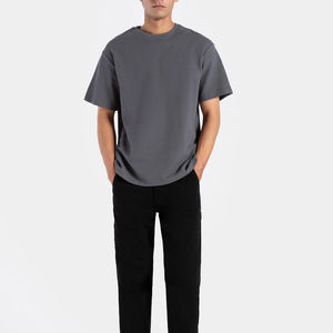 เสื้อยืดคอกลม220แกรมสำหรับผู้ชายผ้าฝ้าย100% คอตตอนพิมพ์โลโก้ตามสั่งแบบ2025 - Product Image 1