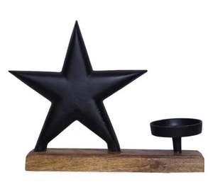 ชุดดาวคริสต์มาสอลูมิเนียมแบบ2ชิ้นฐานไม้สีเงินสำหรับตกแต่งบ้านและโรงแรม - Product Image 3