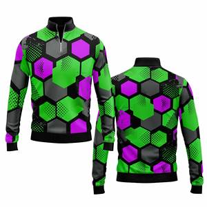 Performance personnalisée Quarter Zip Sportswear Hommes Femmes Youth Sportswear Quick Dry Team Pullover - Product Image 4