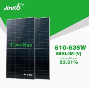 JINKO โรงไฟฟ้าพลังงานแสงอาทิตย์ประสิทธิภาพสูง JINKO 66hl5m-Bdv เสือนีโอ N-Type 610-635W แผงเซลล์แสงอาทิตย์สำหรับ<span class=keywords><strong>บ้าน</strong></span> - Product Image 2