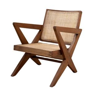 Sillón Moderno con Estructura de Madera de Teca para Interiores, Diseño Ergonómico para Oficina, Salón, Muebles Residenciales, Proveedor Mayorista - Product Image 1