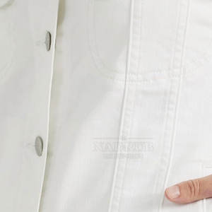 Quantité minimale de commande bas femmes veste en jean respirant femmes veste en jean conception personnalisée femmes veste en jean - Product Image 6