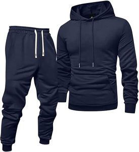 Survêtement décontracté à capuche pour homme, taille plus, avec logo personnalisé, respirant, en polyester, style tendance - Product Image 6
