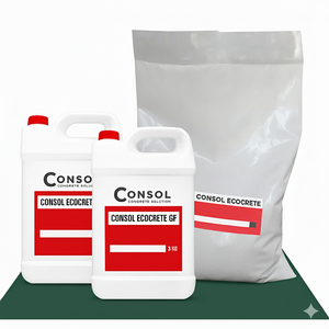 สารเคลือบพื้นโพลียูรีเทนแบบแห้งเร็ว Consol Ecocrete GF สามองค์ประกอบ ป้องกันแบคทีเรีย ผิวเรียบไร้รอยต่อ แบบน้ำ ทาด้วยแปรง - Product Image 3