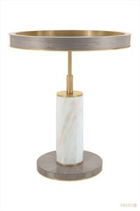 Modern Versatile MDF Wood Coffee <b>Side</b> <b>Table</b> with Solid Metal Frame for Entertaining in Home Living Rooms Includes <b>Storage</b> - Product Image 3