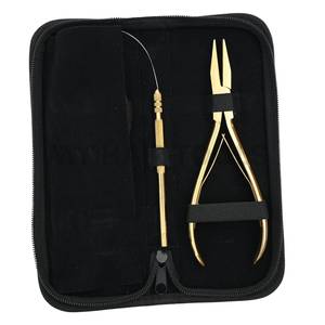 Nuevo Kit de 3 Herramientas para Extensiones de Cabello con Microperlas, Juego de Pinzas Pequeñas para Crimpar con Aguja de Bucle, Mini Tijeras y Herramientas para Seccionar el Cabello - Product Image 4