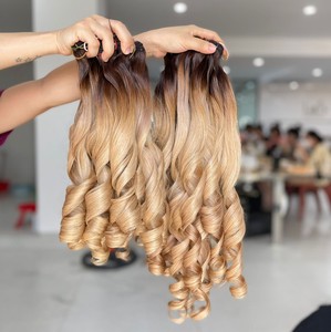 Paquetes hinchables de cabello rubio 613 de la más alta calidad para hacer pelucas de cabello humano real - Product Image 1