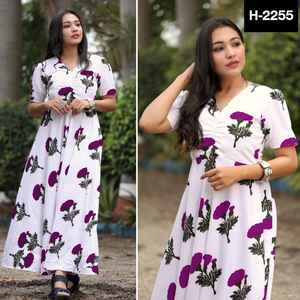 เสื้อเคอร์ทิสพิมพ์ลายดอกไม้แฟชั่นชนเผ่าอินเดียนแดงเสื้อผ้าสำเร็จรูปสำหรับผู้หญิงพร้อมตัวเลือกขนาดพิเศษ - Product Image 5